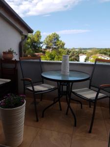 Balkón nebo terasa v ubytování Apartment Paša