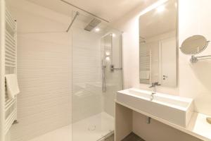 Koupelna v ubytování Hotel Tenda Rossa