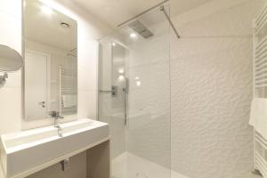 Koupelna v ubytování Hotel Tenda Rossa