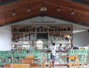 Lounge nebo bar v ubytování Trawangan Dive Resort