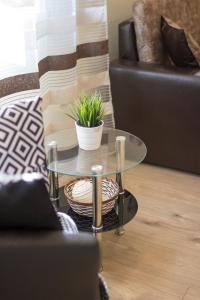 A seating area at Take your time Apartment
