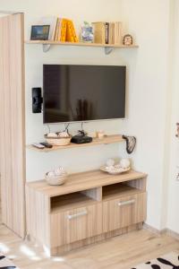 A television and/or entertainment centre at Take your time Apartment