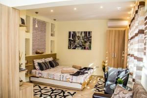 A seating area at Take your time Apartment
