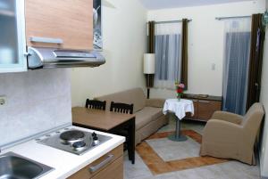 Kuchyň nebo kuchyňský kout v ubytování Hotel Priscapac Resort & Apartments