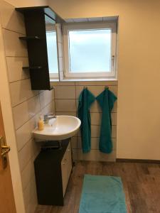 Koupelna v ubytování Ferienwohnung Göbel