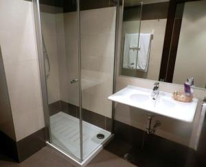Koupelna v ubytování Hotel Río Hortega