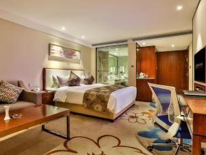 Posezení v ubytování Qin Huang Yong An Hotel