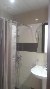 Et badeværelse på Hotel MMG