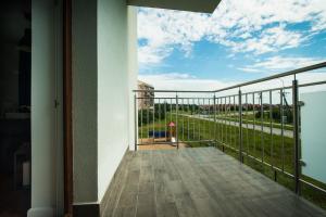 Balkón alebo terasa v ubytovaní Apartament w Piszu