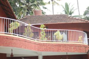 Balkón nebo terasa v ubytování Deshadan Cliff & Beach Resort,Varkala