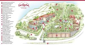 The floor plan of Hotel Rierhof