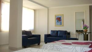 Χώρος καθιστικού στο Hotel San German