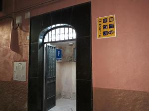 A bathroom at Pensión Martín