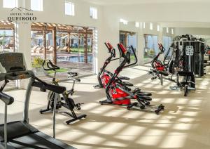 Fitness centrum a/nebo fitness zařízení v ubytování Hotel Viñas Queirolo