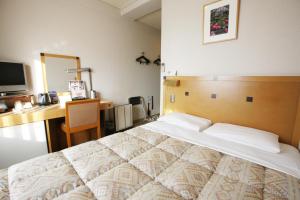 Postel nebo postele na pokoji v ubytování Hotel Tachibana