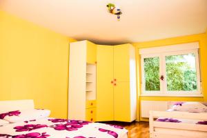 Posteľ alebo postele v izbe v ubytovaní Apartman Gita Zagreb