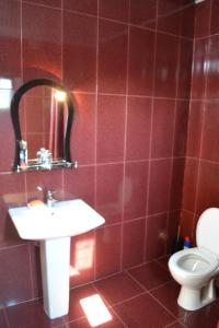 Koupelna v ubytování Shalva Apartment + 37 fotografií