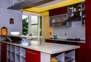 Kuchyňa alebo kuchynka v ubytovaní Apartman Gita Zagreb