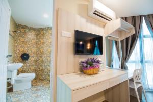 Koupelna v ubytování Lavender Inn USJ