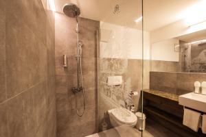 Kylpyhuone majoituspaikassa Hotel Daniela