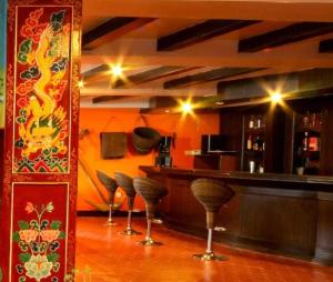Lounge oder Bar in der Unterkunft Mountain Lodges of Nepal - Lukla