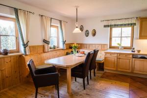 Kuchnia lub aneks kuchenny w obiekcie Apartment Bauernhof Thurnummerstall