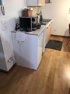 Kuchyň nebo kuchyňský kout v ubytování MyRoom Città Alta 1