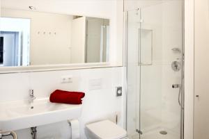 Ванна кімната в Weisses Haus Plau