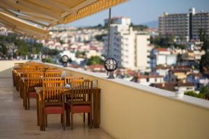Balkón nebo terasa v ubytování Tuntas Family Suites Kusadasi