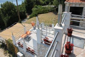 Balkón nebo terasa v ubytování Apartmani Božana Viganj