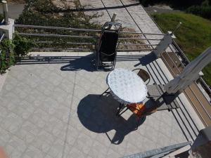 Balkón nebo terasa v ubytování Apartmani Božana Viganj
