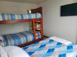 Postel nebo postele na pokoji v ubytování Hotel Ventura