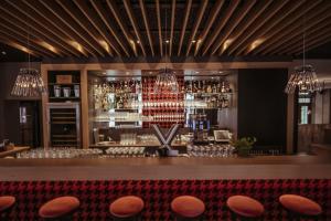 Lounge nebo bar v ubytování alexxanders Hotel & Boardinghouse, Restaurant