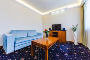Telewizja i/lub zestaw kina domowego w obiekcie Grein Hotel