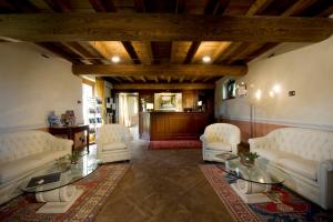 Posezení v ubytování Relais Corte Cavalli