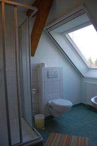 Kupatilo u objektu Heu-Ferienhof Altkamp