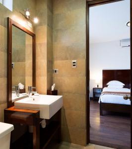 Koupelna v ubytování Hotel Casa Beltran