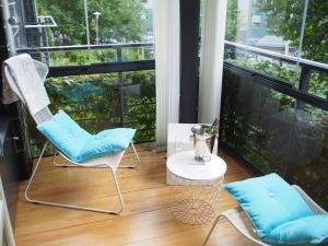 Balkón nebo terasa v ubytování Top Apartments Helsinki - Tilkka