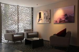 Posezení v ubytování Hotel CityFlats