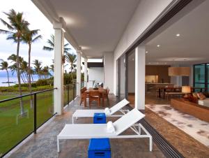 an open living room with a view of the ocean at Andaz Maui at Wailea Resort - A Concept by Hyatt in Wailea