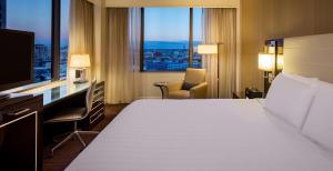 Postel nebo postele na pokoji v ubytování Hyatt Regency New Orleans
