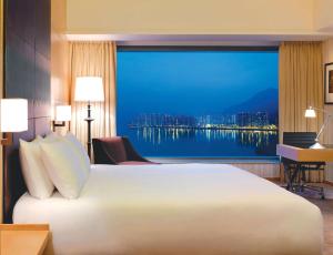 Cama ou camas em um quarto em Hyatt Regency Hong Kong, Sha Tin