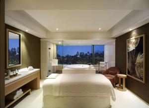 Cama ou camas em um quarto em Hyatt Regency Hong Kong, Sha Tin