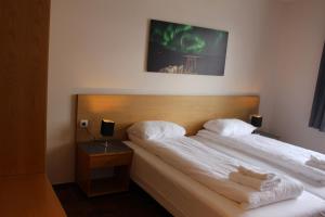 Ліжко або ліжка в номері North Star Hotel Olafsvik