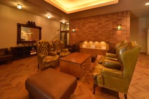 Posezení v ubytování Dormy Inn Premium Otaru