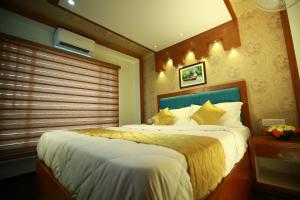 Southern Panorama Houseboats客房内的一张或多张床位