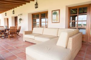 Posezení v ubytování Casa Roble