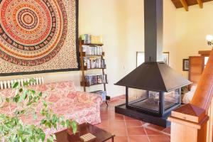 Posezení v ubytování Casa Roble