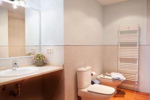 Koupelna v ubytování Casa Roble