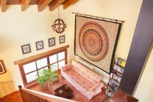 Posezení v ubytování Casa Roble